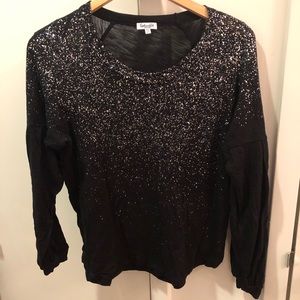 ⛔️SOLD⛔️ Splendid 🖤 Unique Embellished Long-Sleeve Top